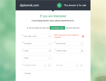 Tablet Screenshot of diplomnik.com